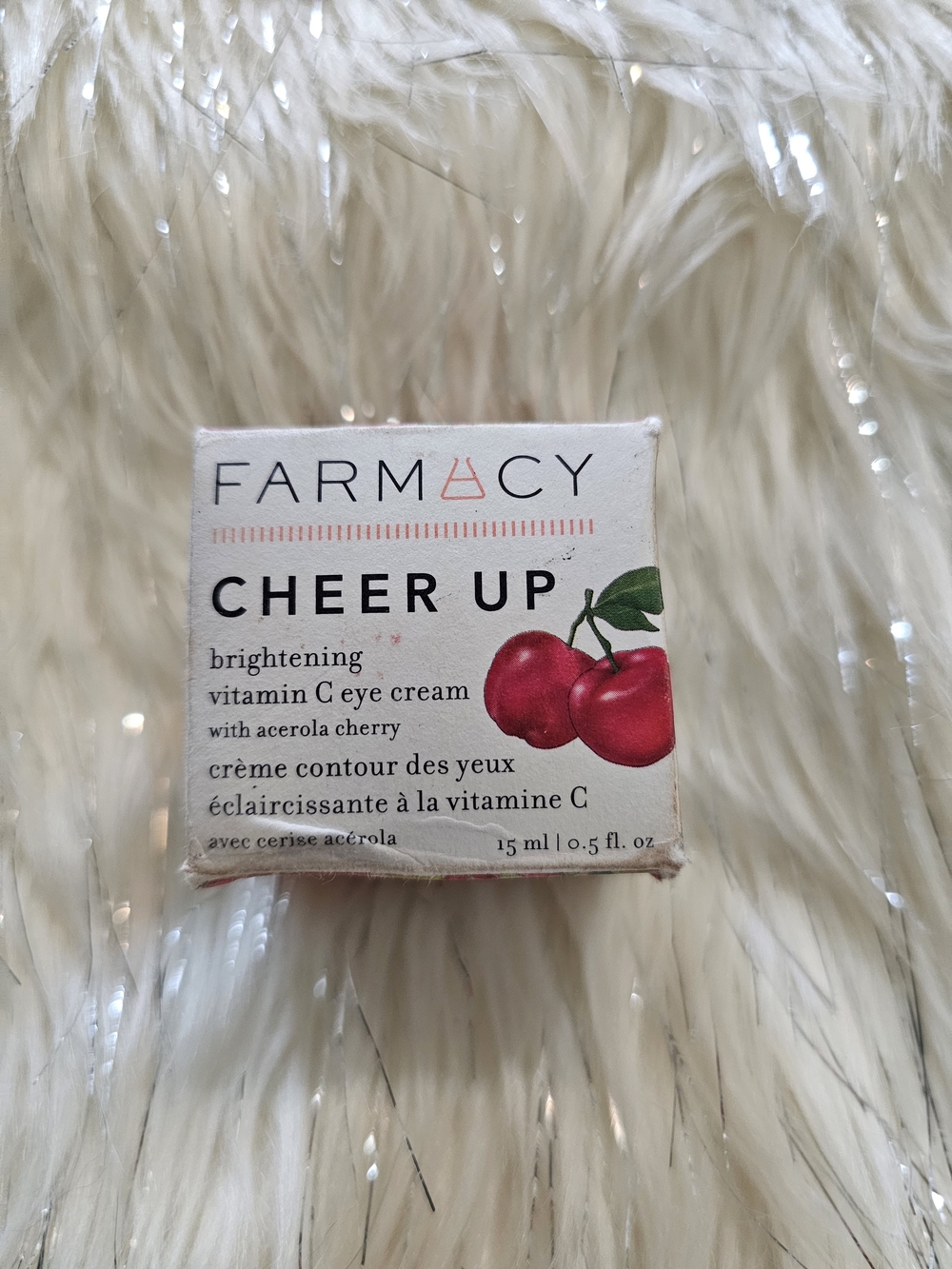 Farmacy Cheer Up Vitamin C Eye Cream - Red Cherry Accent
